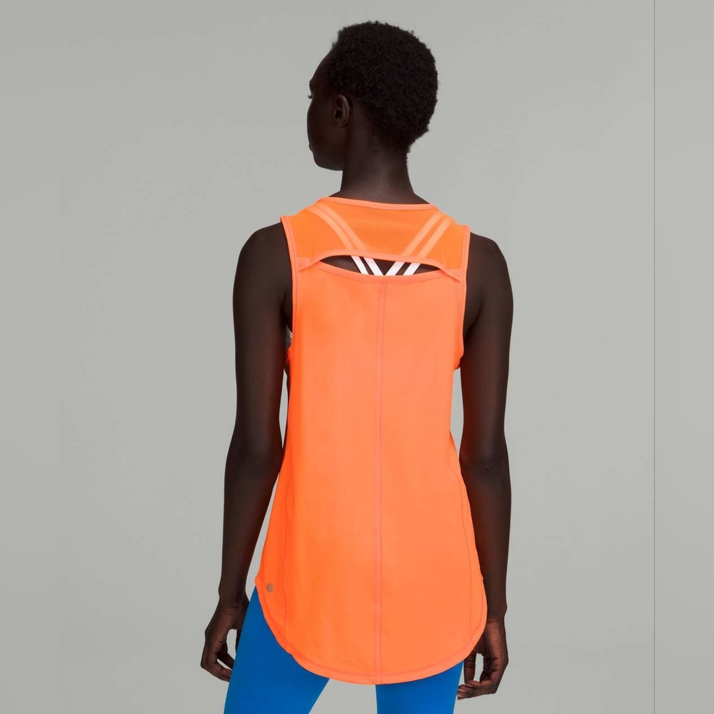 Lululemon Sculpt Tank Top Highlight Orange Size 4 NWT
